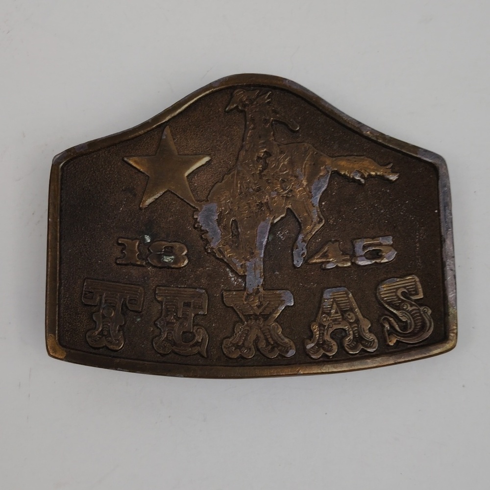 Vintage Adezy Texas Western Belt Buckle
